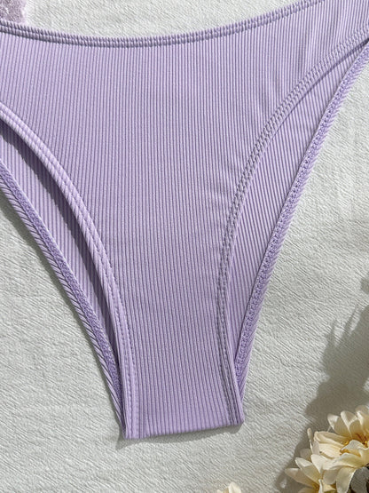 Sexy Lace Mesh Swimsuit Bikini Four-piece Set