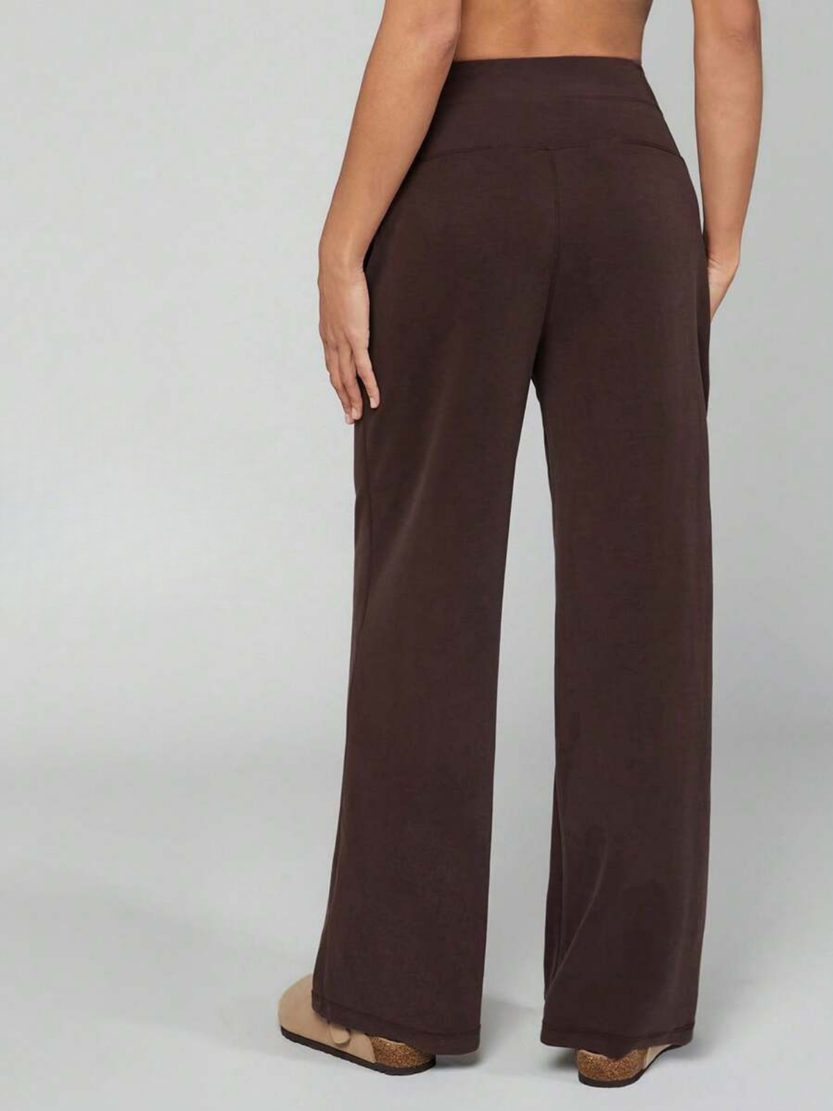 Modal Silk Wide Leg Lounge Pants High Waist With Pockets For Everyday Comfort And Style