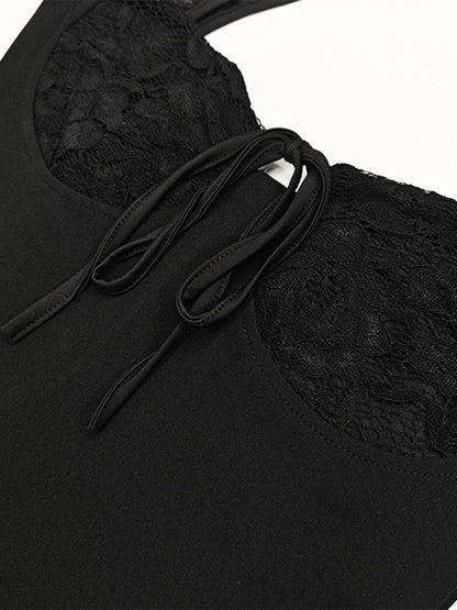 High Slit Lace Formal Dress Maxi Dresses