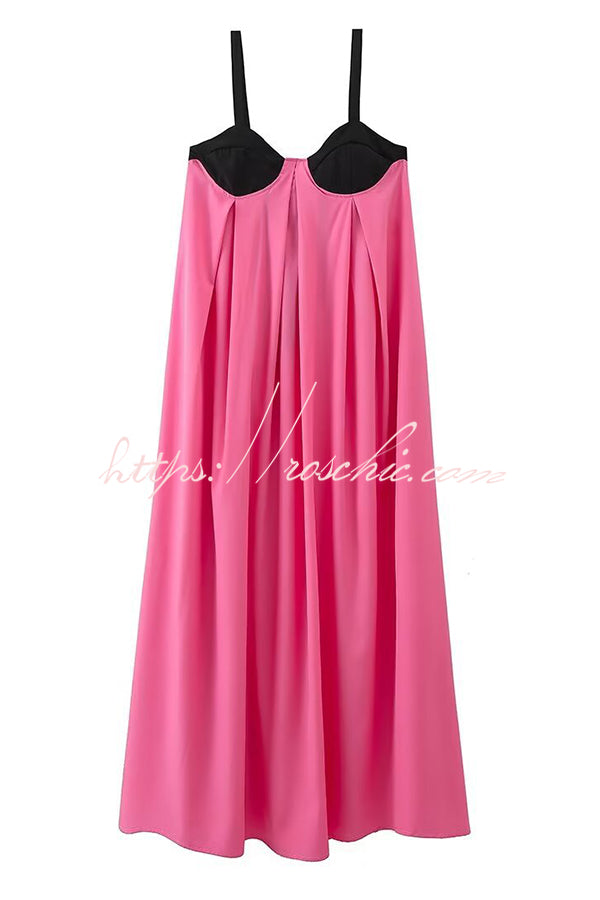 Sexy Sleeveless Backless Lace Up Maxi Dress
