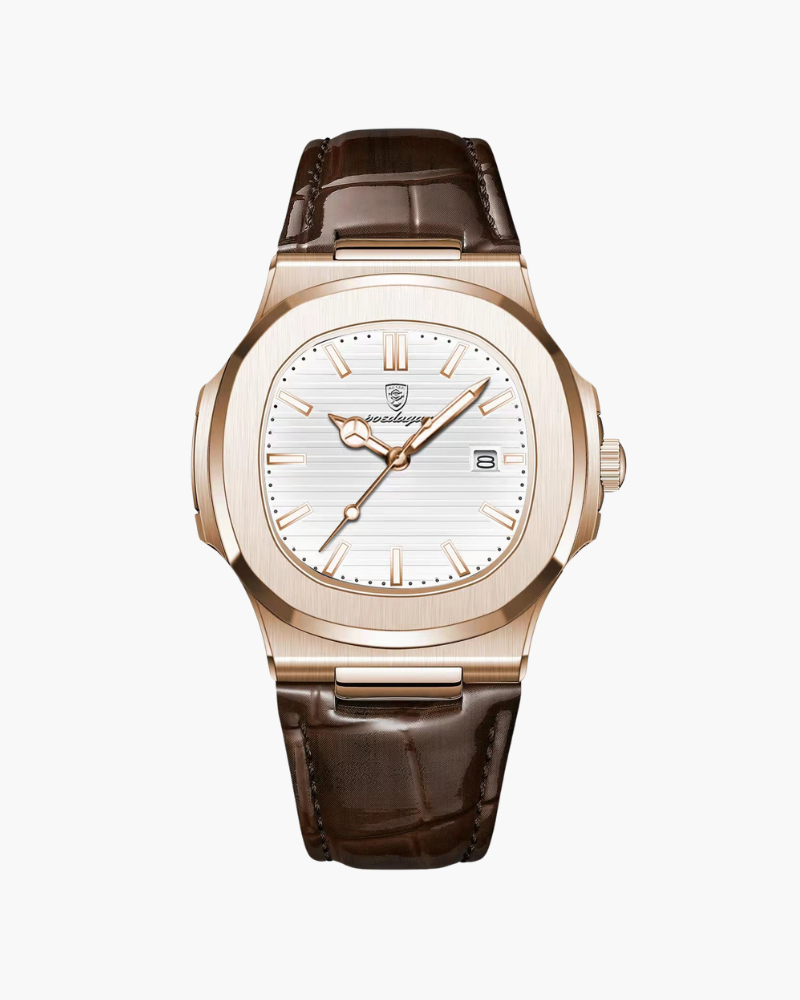 Atelier Lisbon Stainless Steel Watch | Square Dial | Quartz Movement