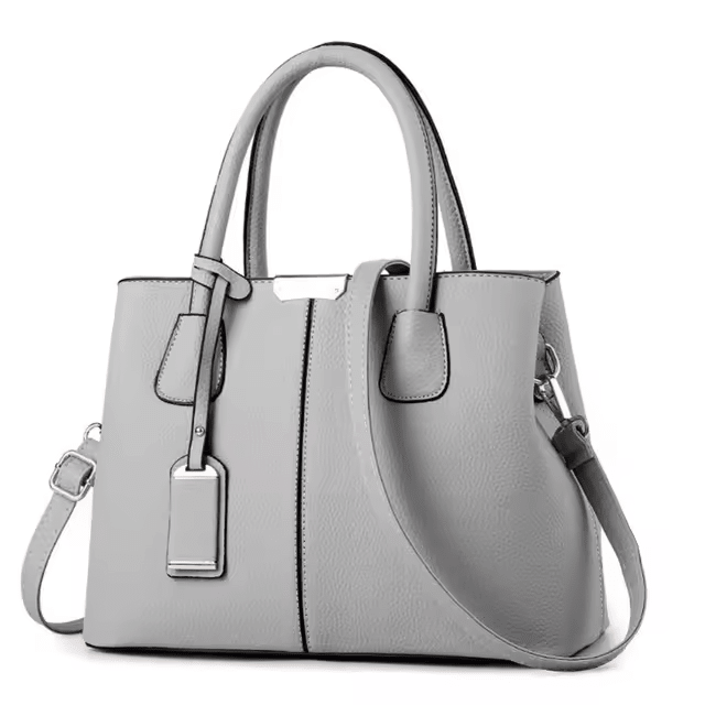 Maison Structured Leather Tote Bag | Dual Carry Design