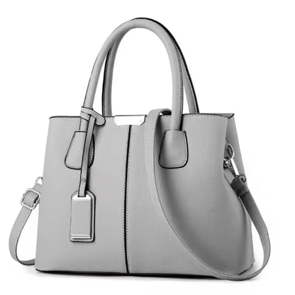 Maison Structured Leather Tote Bag | Dual Carry Design