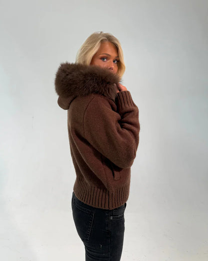 Verena Zipped Fur Jacket