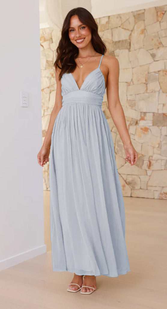 Croft Dress - Blue
