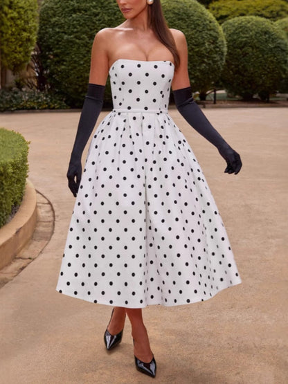 Polka Dots Maxi Dresses