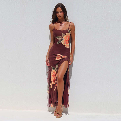 Russo Maxi Dress - Brown