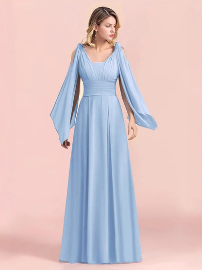 Ribbon Waist Parties Bridesmaid Grace Maxi Dresses