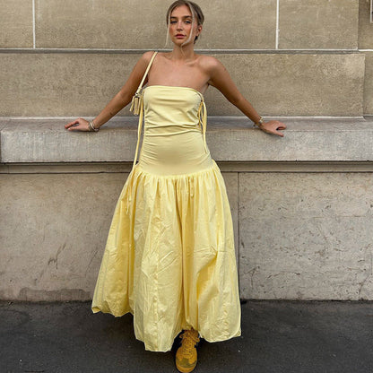 Katlene  Dress - Yellow