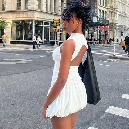Bliss Mini Dress - White