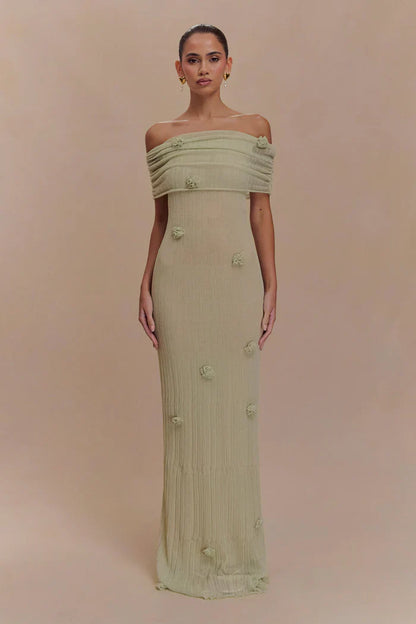 Orchid Knit Maxi Dress