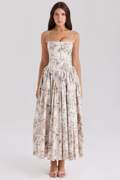Amaris Floral Maxi Sundress