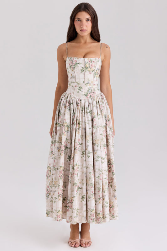 Amaris Floral Maxi Sundress
