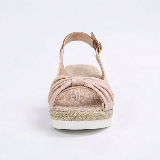 Women's Orthopedic Pointed-Toe Platform Sandals – Stylish Buckle Comfort Shoes