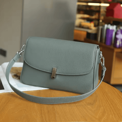 Atelier Leather Shoulder Bag | Small Square Underarm, Cowhide, Zip Closure