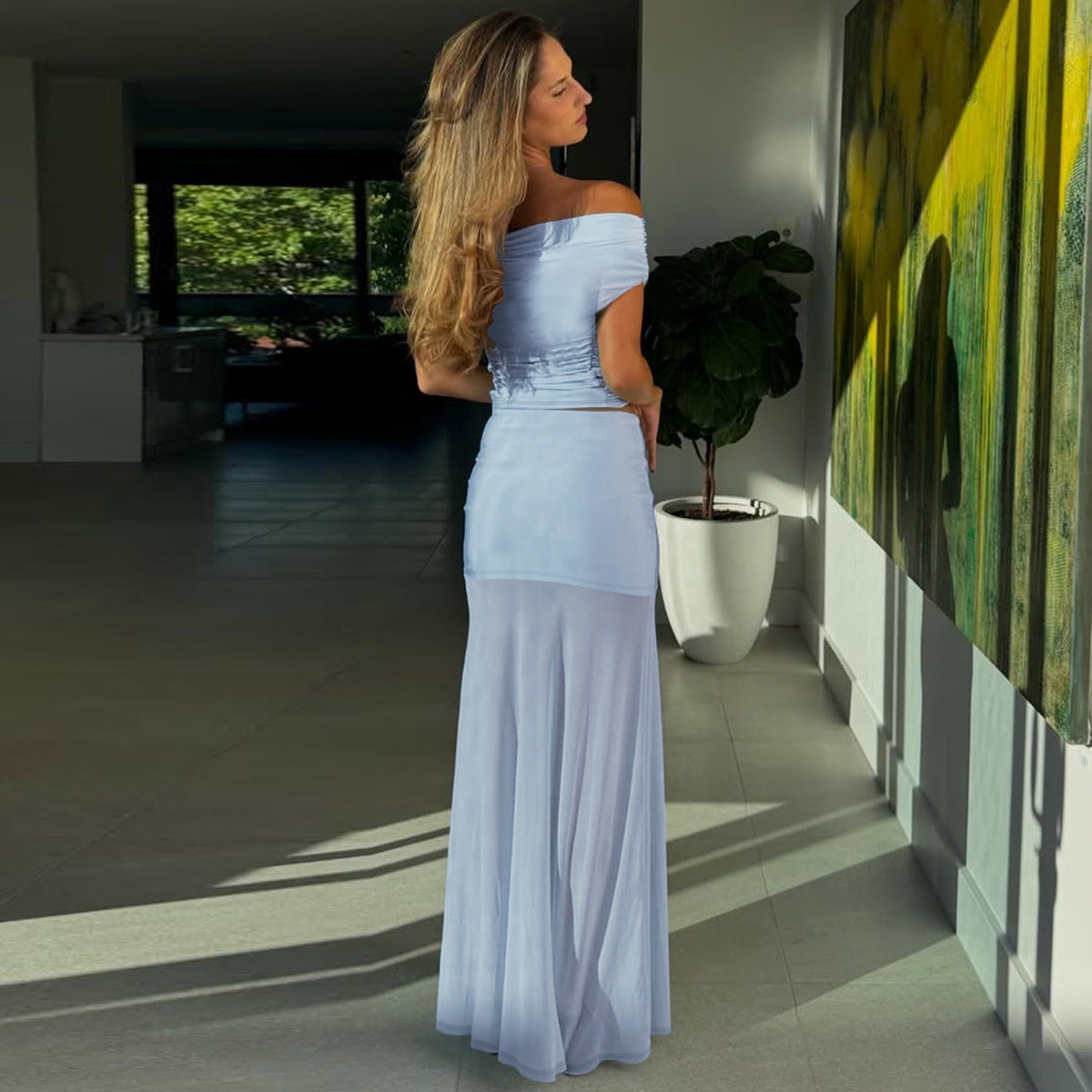 Cue Co-Ord - Blue