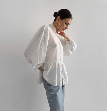 Thatcher Top-White