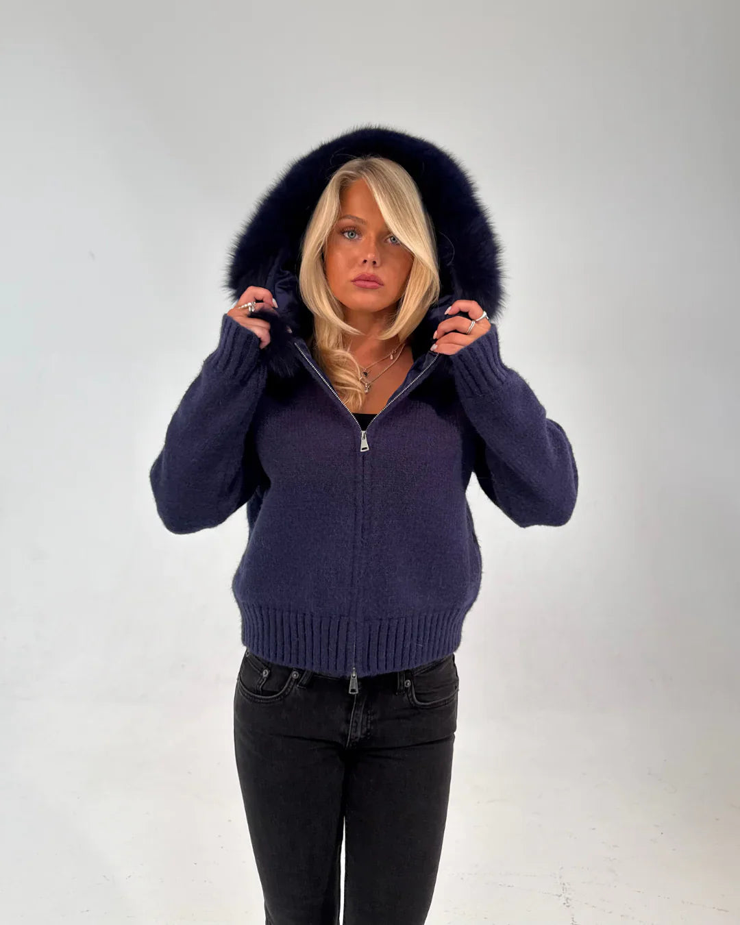 Verena Zipped Fur Jacket