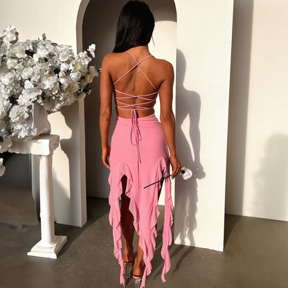 Afia Dress - Pink