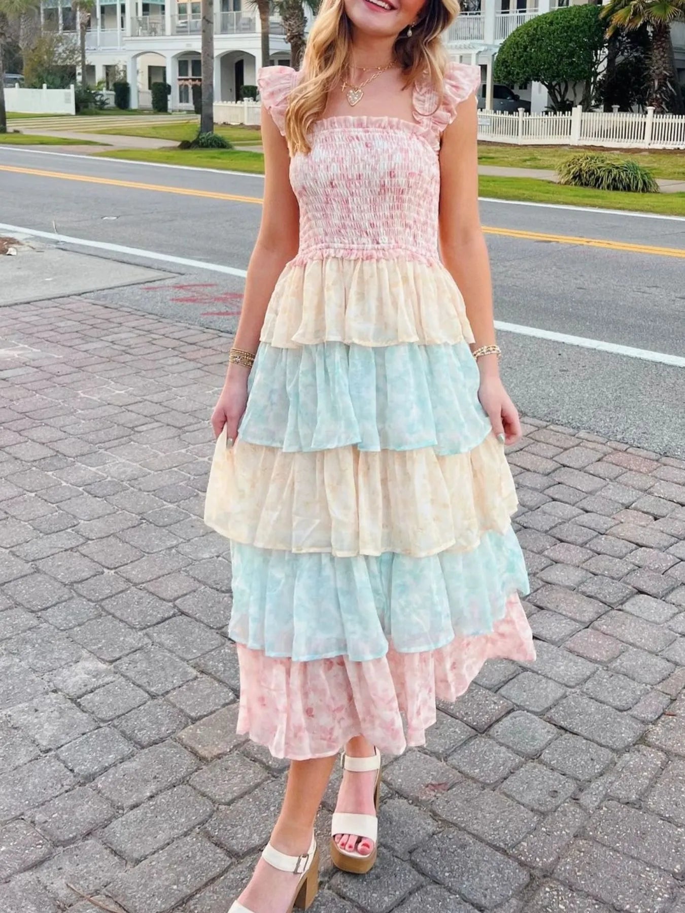 Maggs Floral Midi Dress