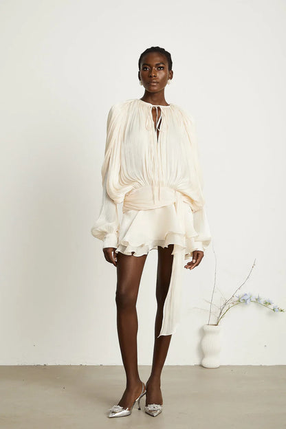 Nadia Ruffled Mini Dress