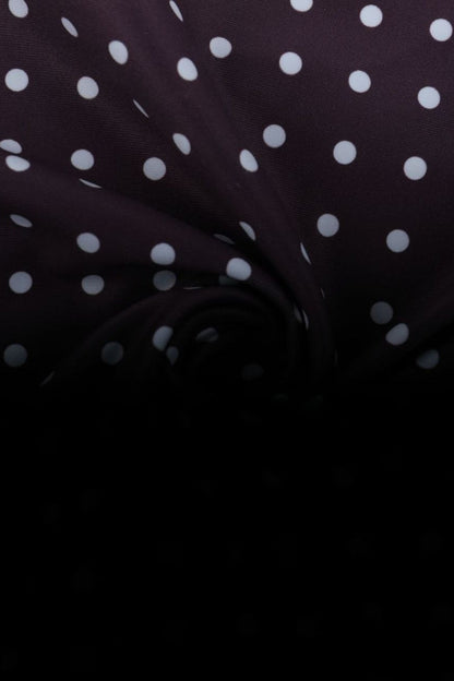 Polka Dot Print Spaghetti Strap Scoop Neck Bodycon Maxi Dress