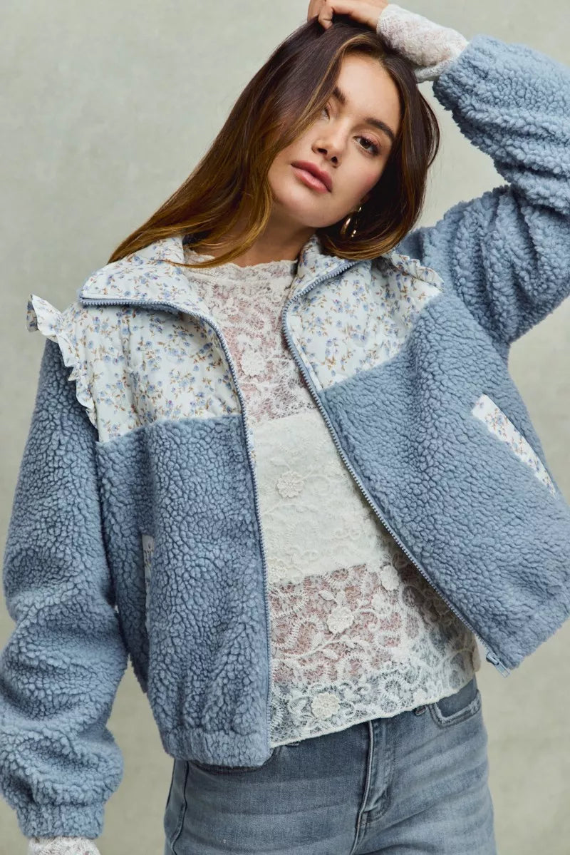 Feathers Sherpa Jacket
