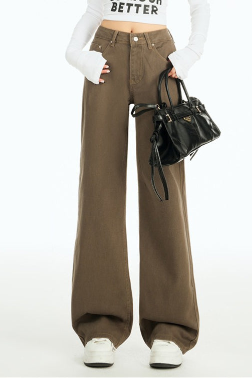 High Waist Loose Wide Leg Jeans