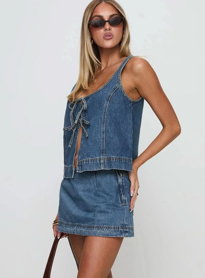 Stefenie Denim Set