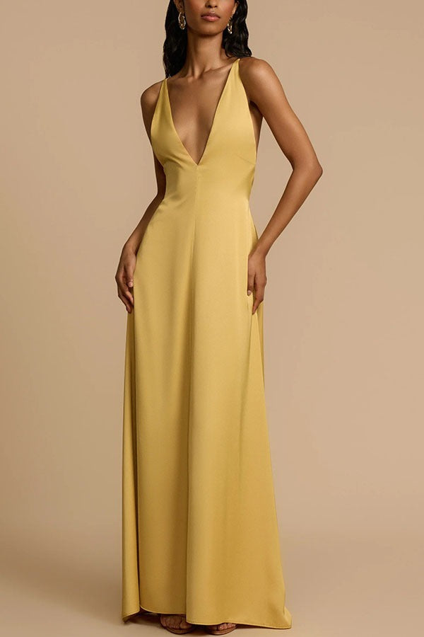 | Satin Slip Maxi Dress