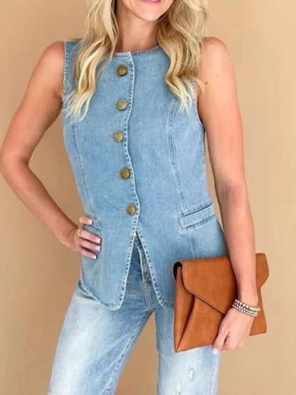 Cora Denim Vest