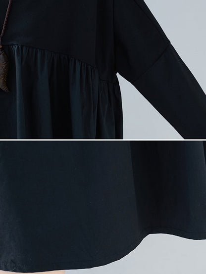 Original Split-Joint Long Sleeve Dress