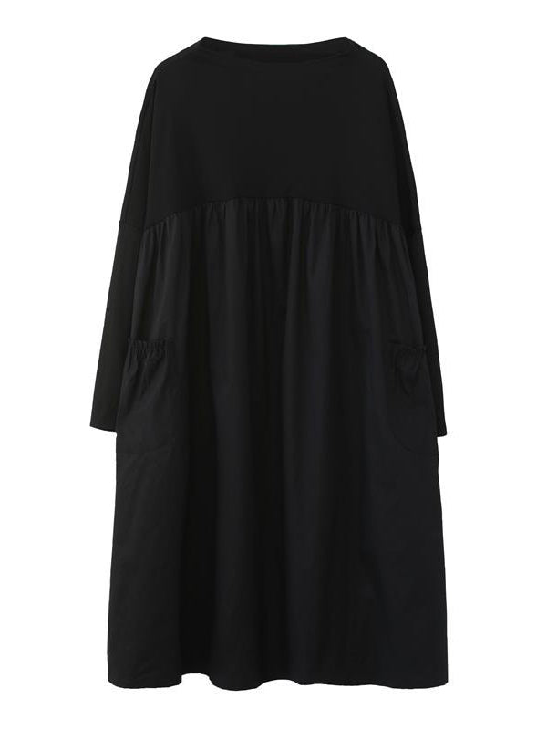 Original Split-Joint Long Sleeve Dress