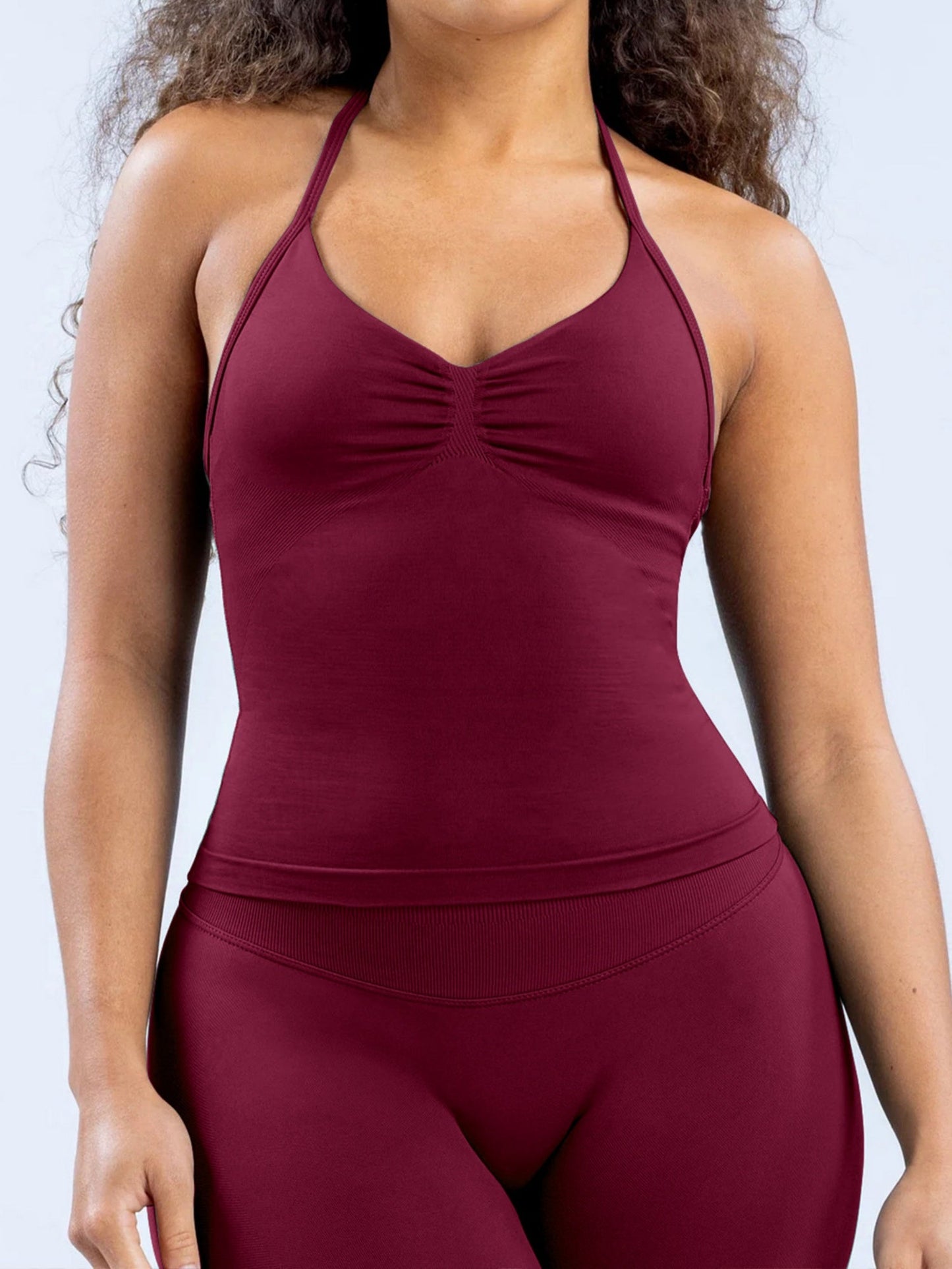 Seamless With Breast Pads Beautiful Back Fitness Exercise Yoga Tank Top
