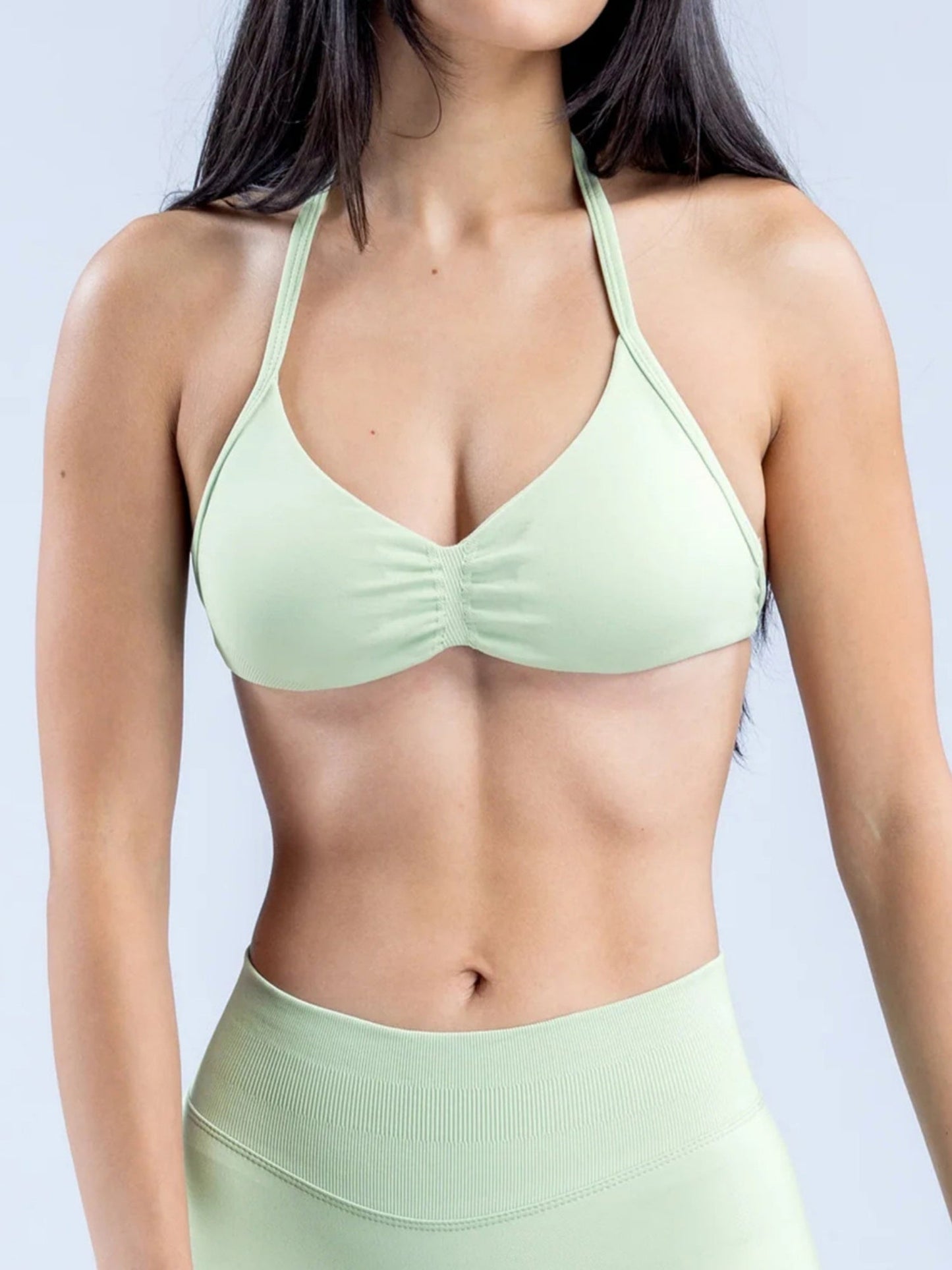 Seamless Halter Bra Beautiful Back Yoga Underwear Vest