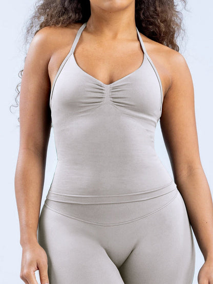 Seamless With Breast Pads Beautiful Back Fitness Exercise Yoga Tank Top