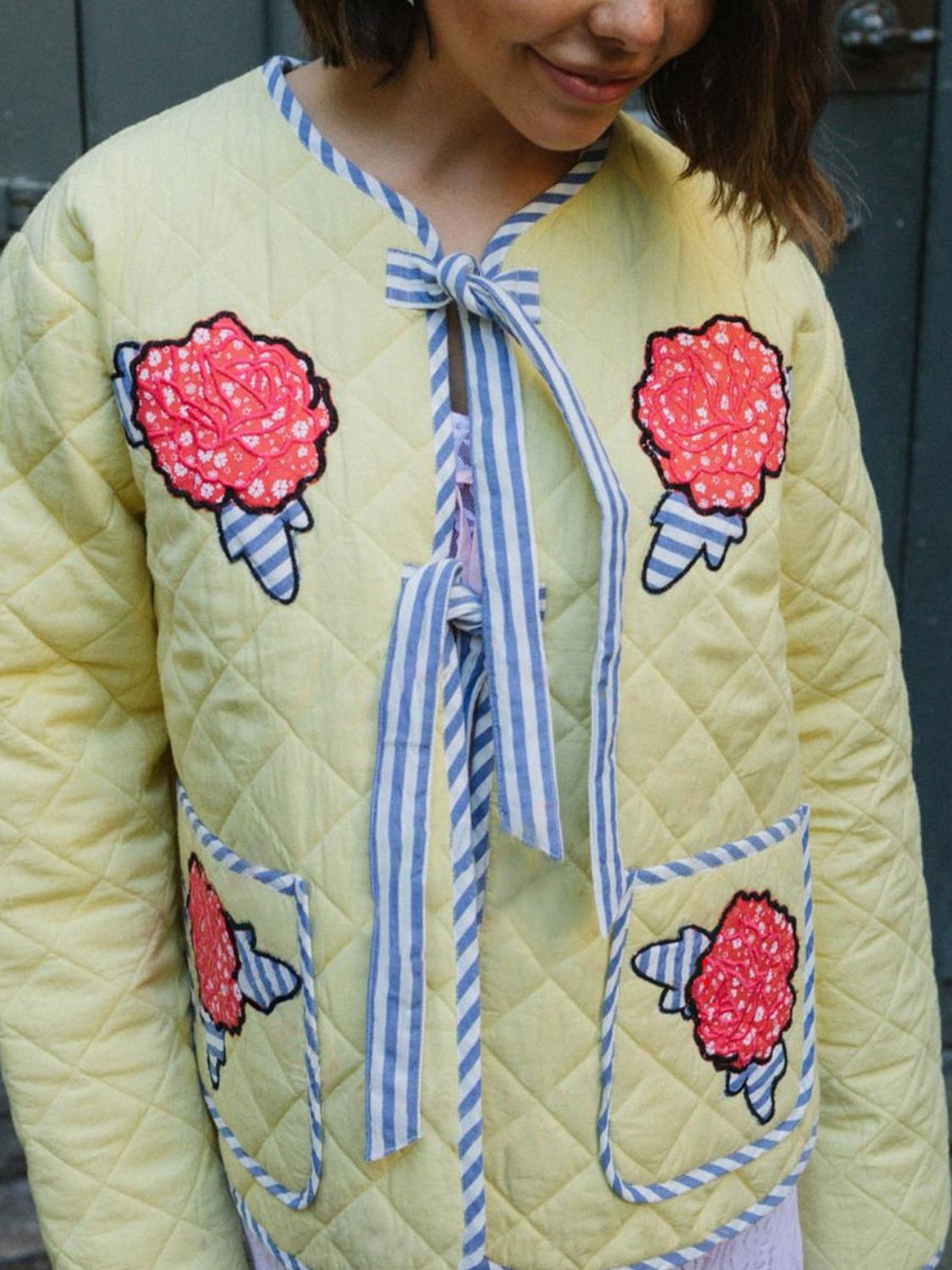 Canary Rose Quilted Jacket