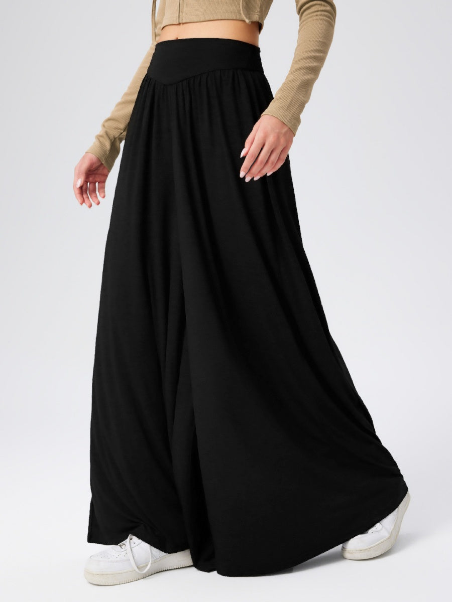 Loose-fit Culottes Pants Wide-leg Pants Drape Skirts