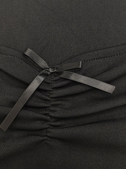 Square Collar A-pendulum Sexy Mini&Short Dresses
