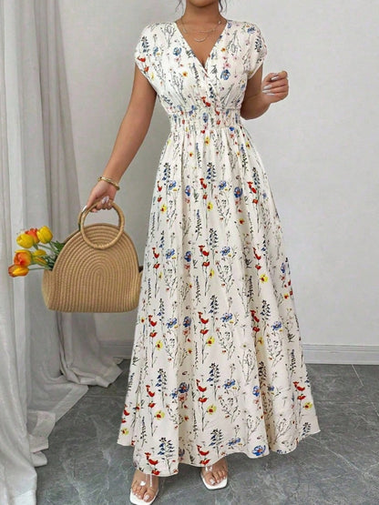 Hit Flowers Plants And Flowers Maxi Dresses