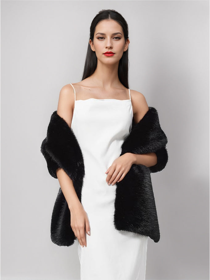 Women Poncho Black Cape