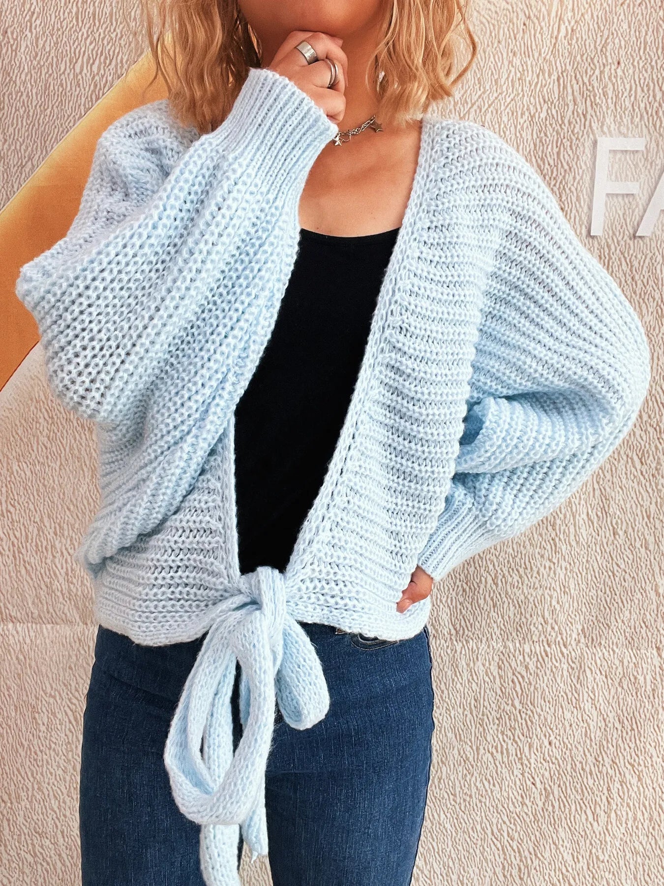 Tahata Open Sweater