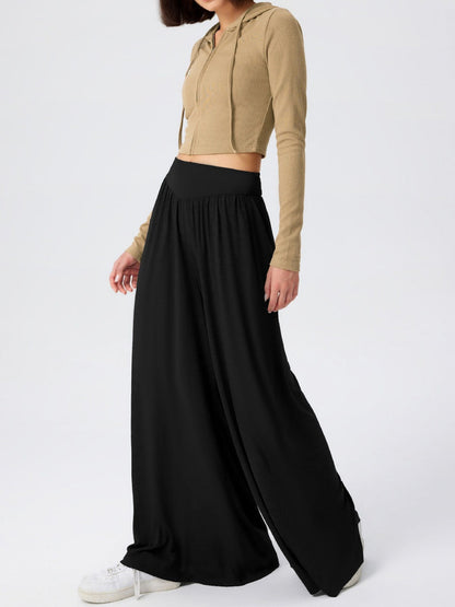 Loose-fit Culottes Pants Wide-leg Pants Drape Skirts