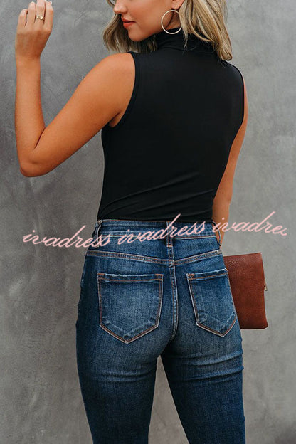 Dressed To The Nines seamless turtleneck top