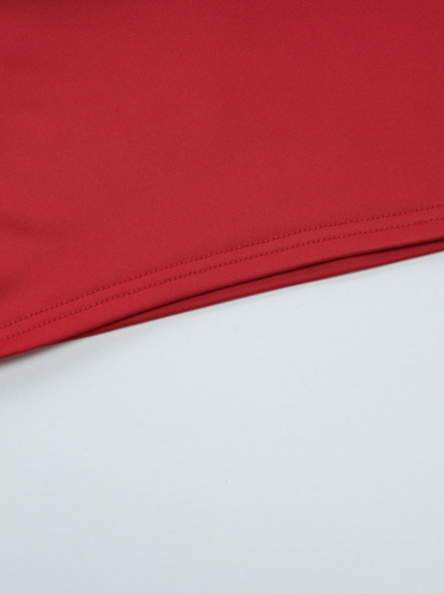 Deep V Backless Halter Jacket Tank Tops