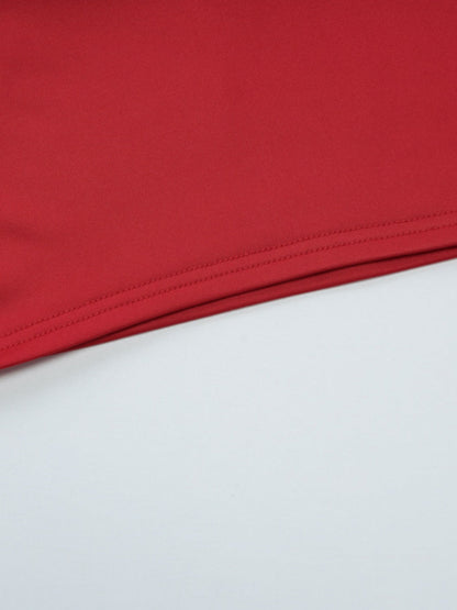 Deep V Backless Halter Jacket Tank Tops