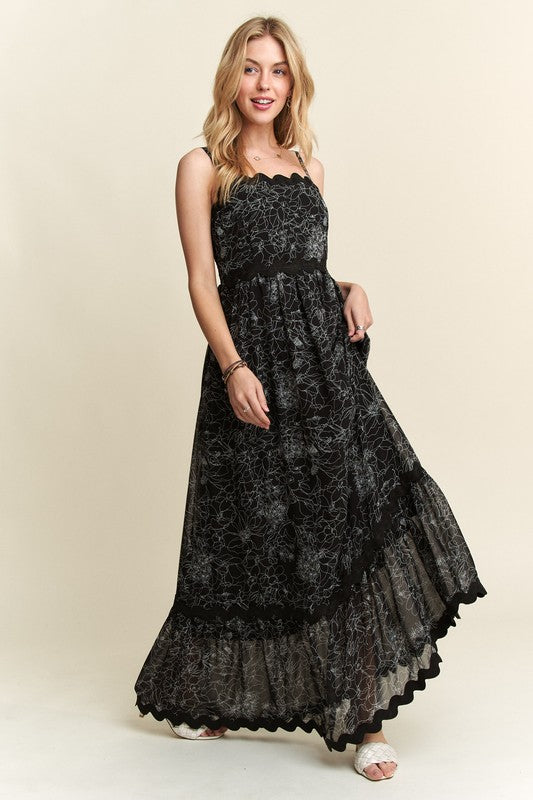 Noir Garden Dress