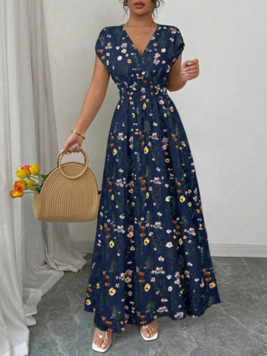 Hit Flowers Plants And Flowers Maxi Dresses