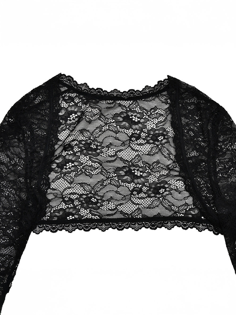 Elegant Black Floral Lace Shrug Maxi Dress Bodycon Evening Gown For Women 2026