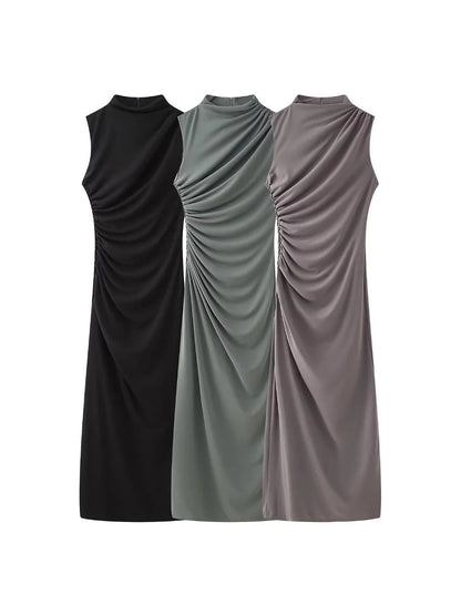Sleeveless Midi Dress